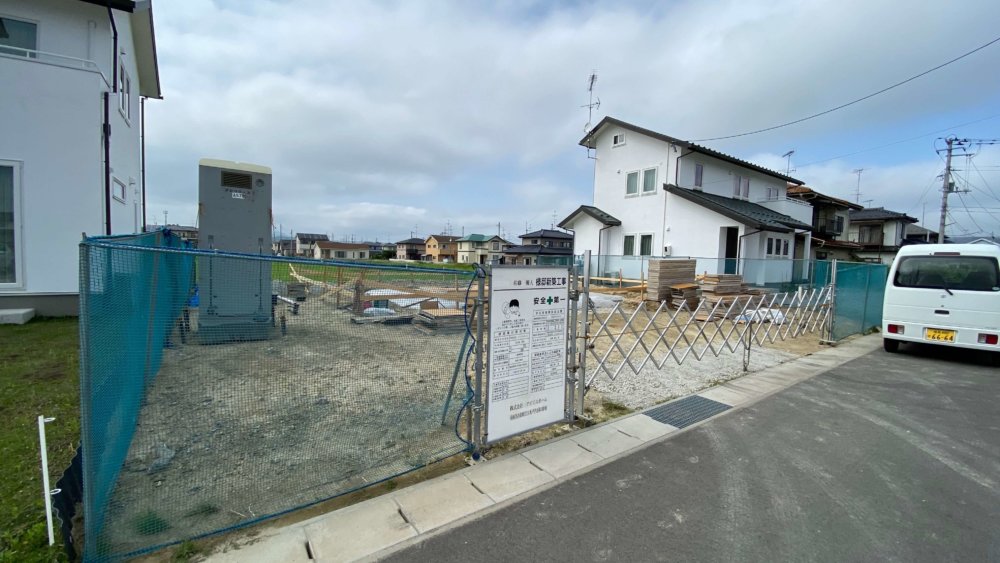 塗り壁の白くてかわいい家 南相馬市原町区大木戸 注文住宅 新築ならアイリスホーム 相馬市 南相馬市の子育てを応援する工務店